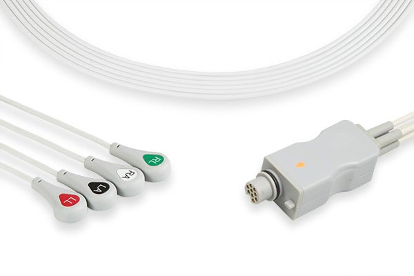 ECG Leadset, OEM Original 9D0109510 Telemetry Leadwire by Fukuda Denshi