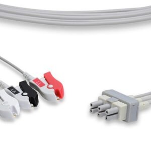 ECG Leadset, OEM Original CMO-07FT-3NAB Leadwire by Fukuda Denshi