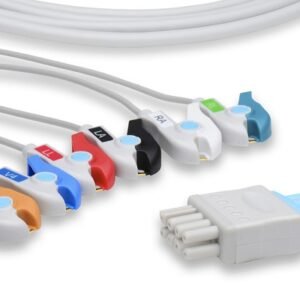 ECG Leadset, OEM Original BR-906PA Leadwire by Nihon Kohden