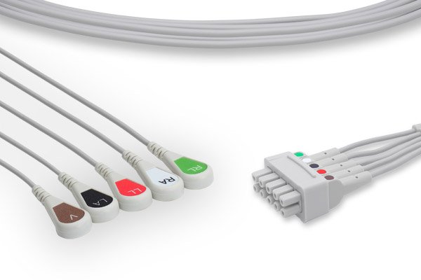 ECG Leadset, OEM Original 411200-005 Telemetry Leadwire by GE