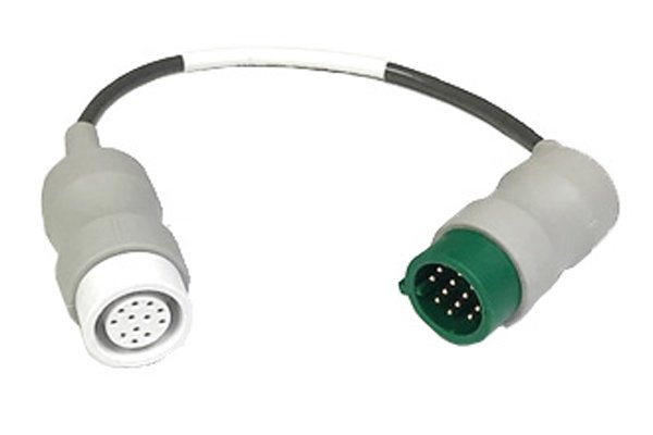 ECG Cable, OEM Original Stryker > Physio Control ECG Adapter Cable to Philips by Maguire Enterprises