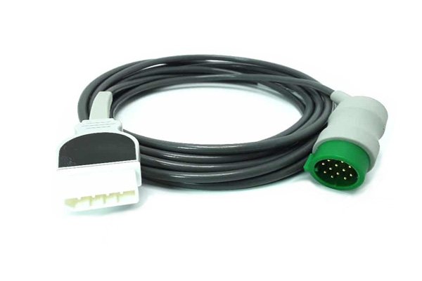 ECG Cable, OEM Original GE ECG Interface Cable to Stryker > Physio Control by Maguire Enterprises